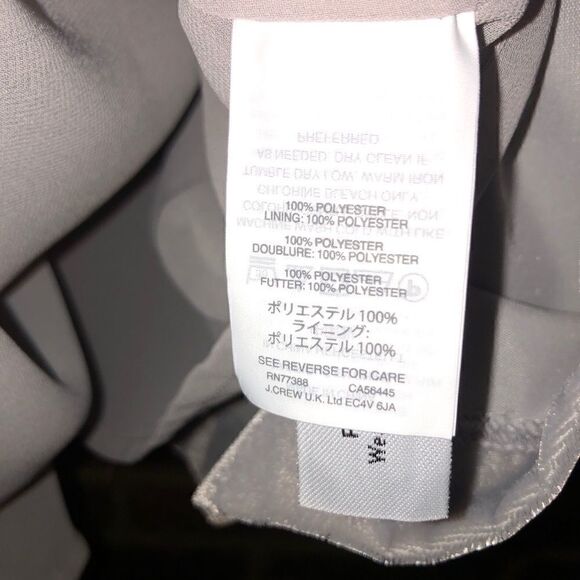 NWT J Crew Velvet Ruffle Tank Top - Sz 00 - Picture 8 of 9